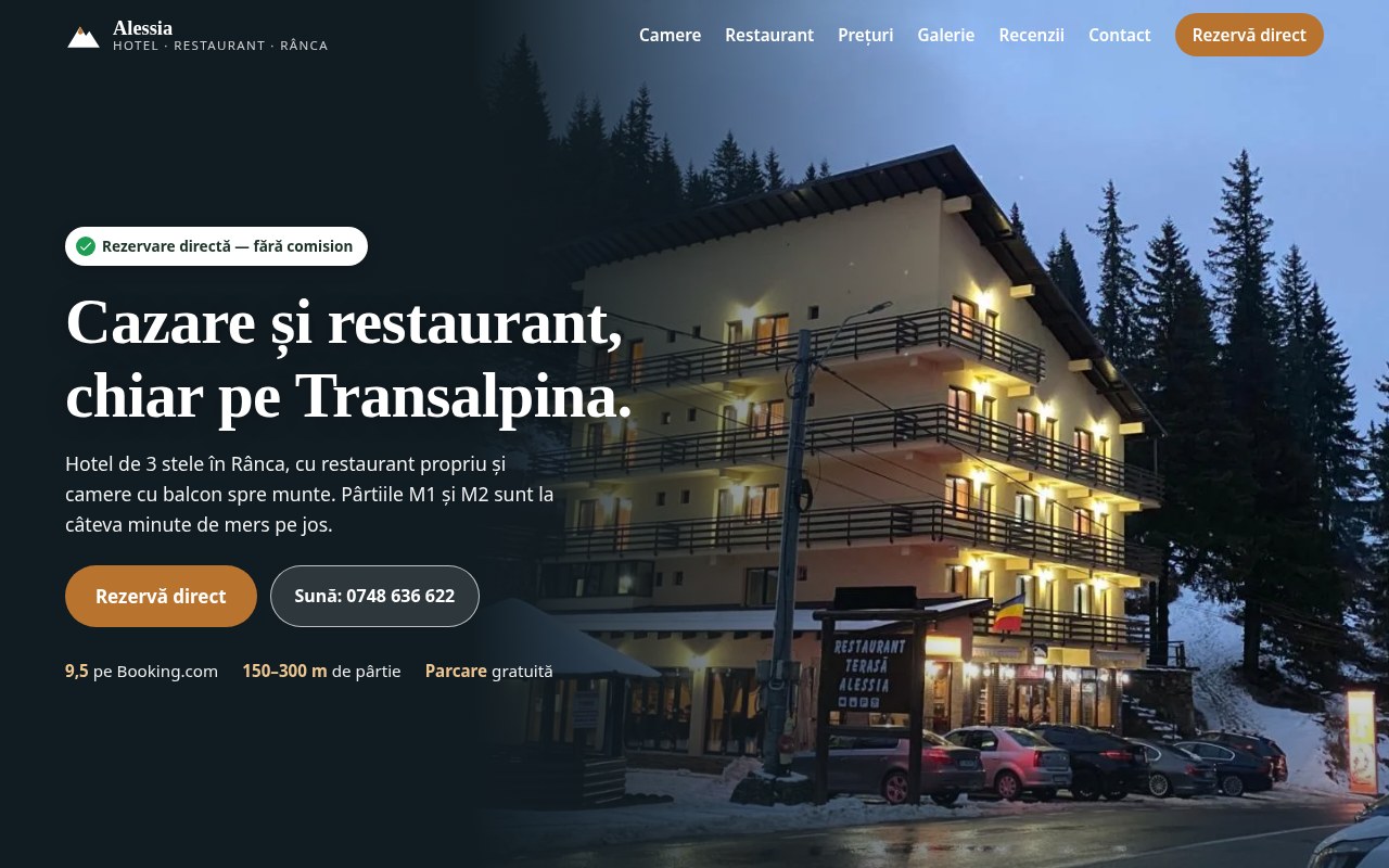 Site Alessia - desktop